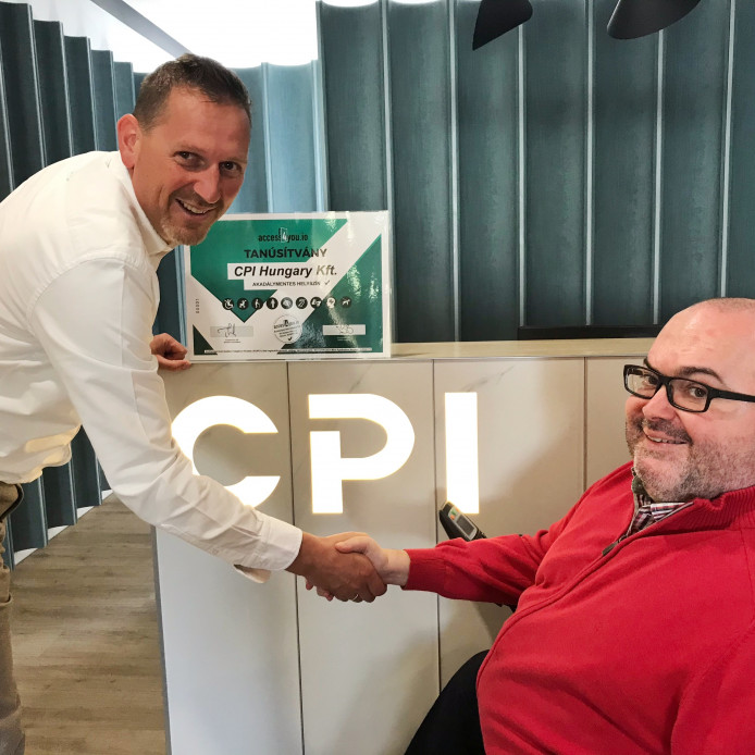 CPI Hungary receives Access4you certification